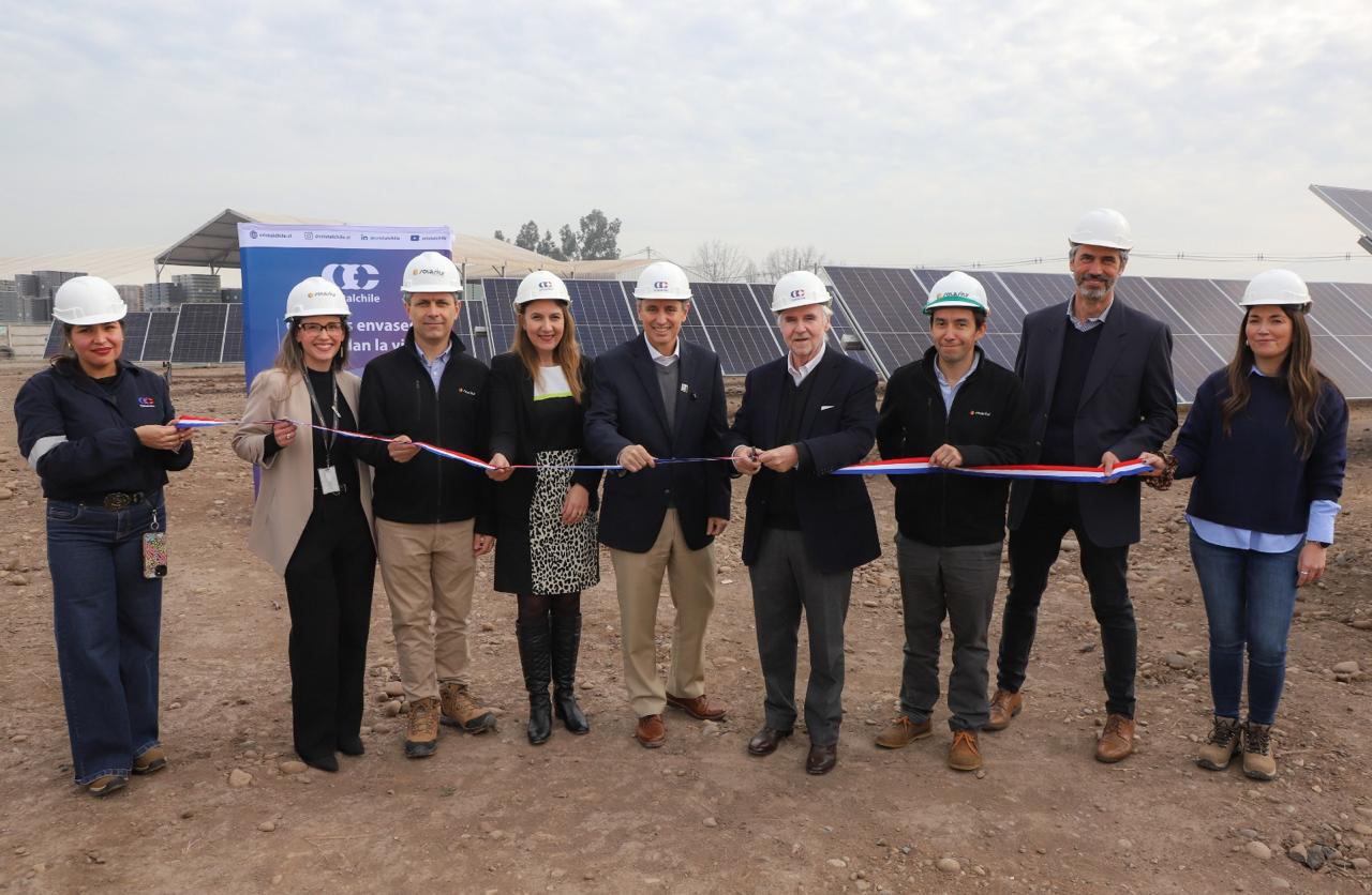Cristalchile y Solarity inauguran una de las plantas solares de autoconsumo más grandes de Chile